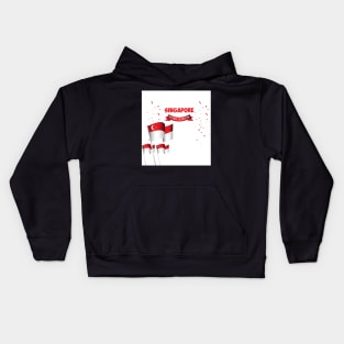 Singapore national day Kids Hoodie